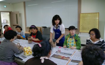 여성장애인 기능습득교육 - 냅킨공예 이미지